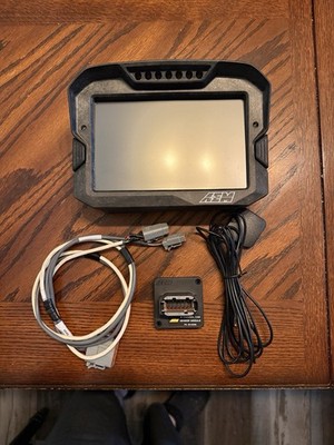 AEM CD-7LG Carbon 7'' Digital Racing Dash w/ Logging & Internal GPS plus adapter 
