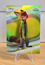 2025 Topps Chrome Disney Zootopia Nick Wilde Serial Numbered Card 116/275!! 🔥 