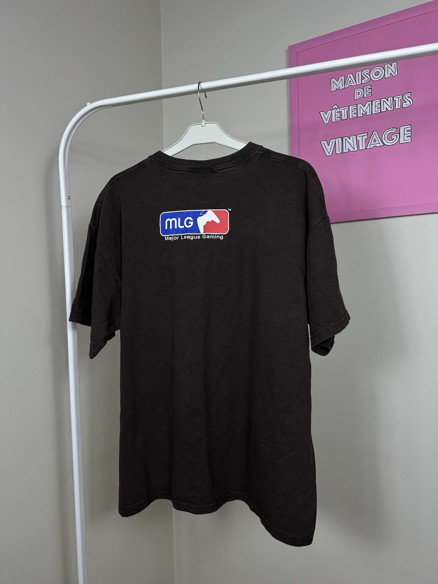 MLG Major League Gaming Dr. Pepper Vintage T Shirt Printed Logo
