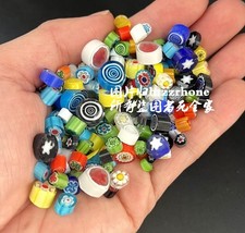 3 OZ Millefiori Glass Fusing Microwave Kiln Mixed Color Shapes Art Fuseworks