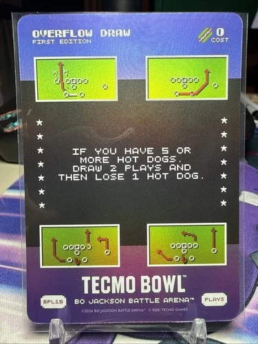 2026 Bo Jackson Battle Arena Tecmo Overflow Draw Bonus Play BPL15 SSP