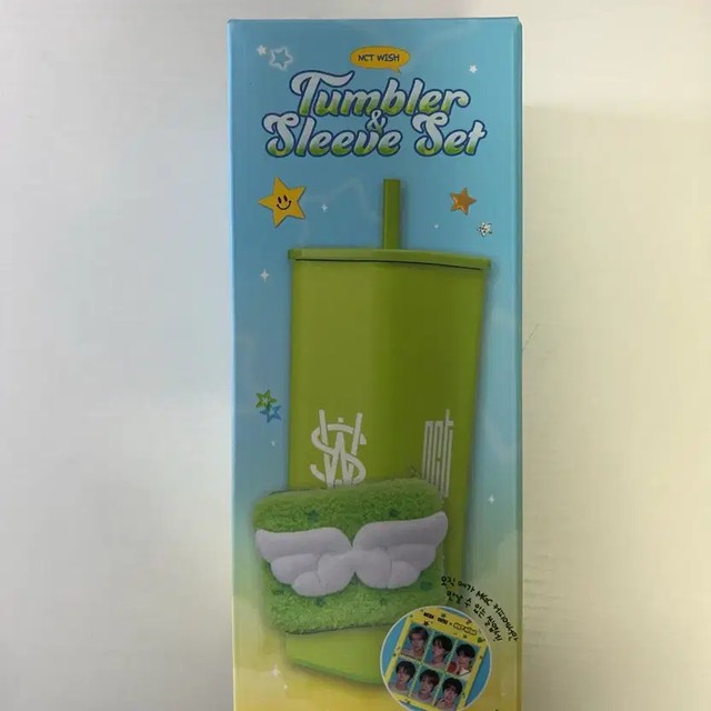 Mega Coffee & NCT WISH Themed Tumbler Unused Good Condition