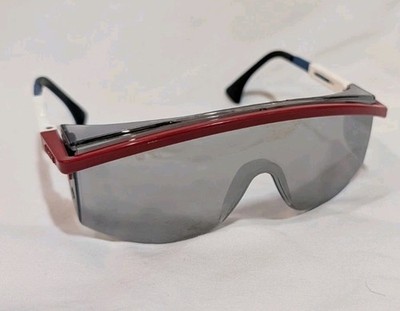 UVEX Astrospec 3000 Z87 Made In USA Patriot Frame Dark Lens Safety Glasses