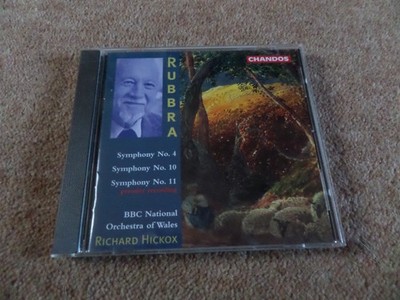 CD ALBUM - CHANDOS - RUBBRA SYMPHONY NO 4 / 10 / 11 RICHARD HICKOX
