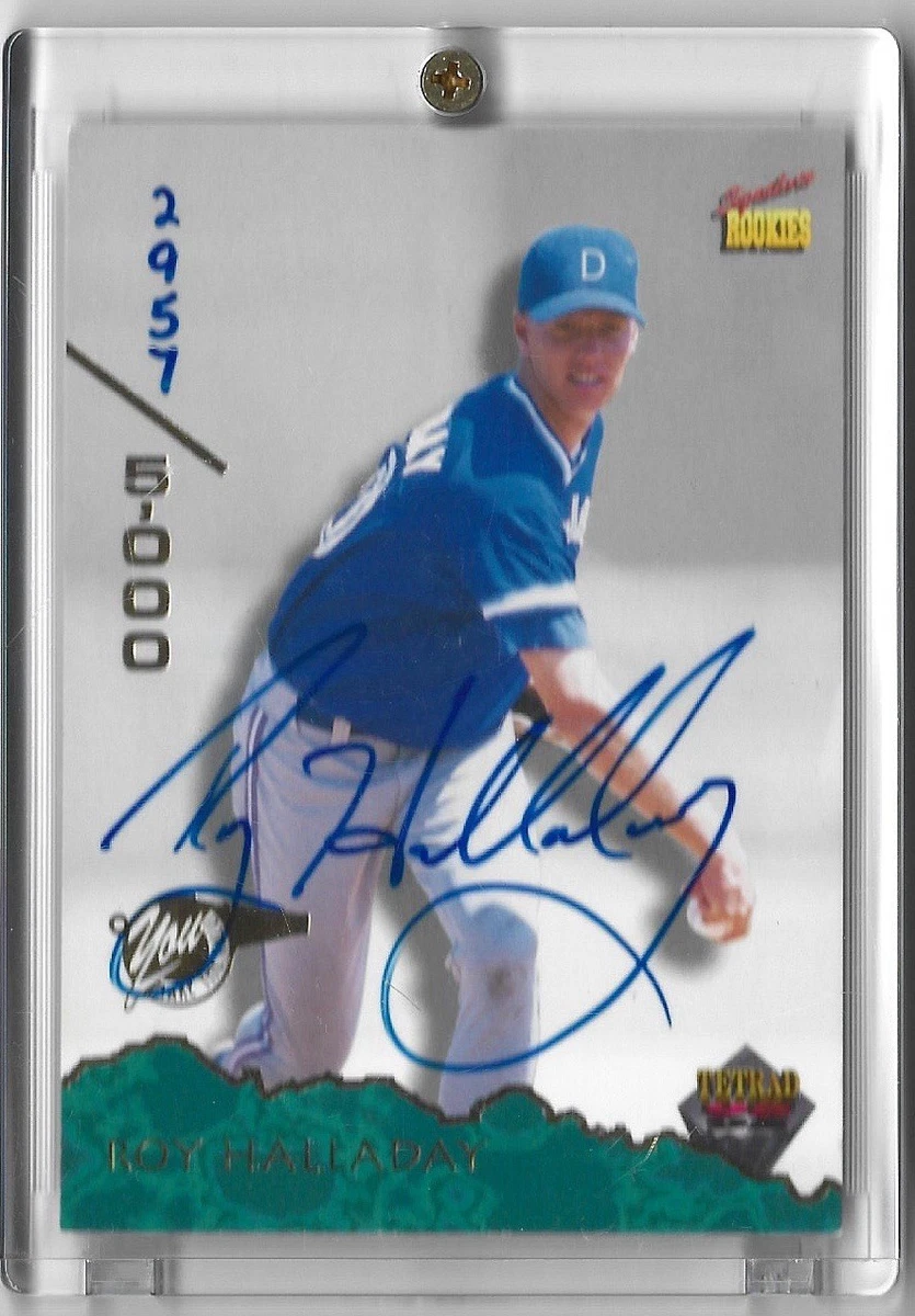 Roy Halladay Autographed Baseball Sports Trading Cards