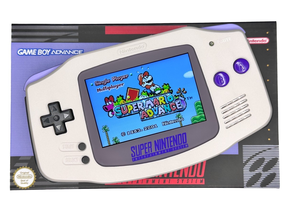 Nintendo Game Boy Advance GBA System 3.0 IPS LCD UV SNES Classic