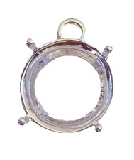 Swarovski Crystal Fancy Stone Rivoli Necklace Earring Setting 14mm 1122 Qty:1