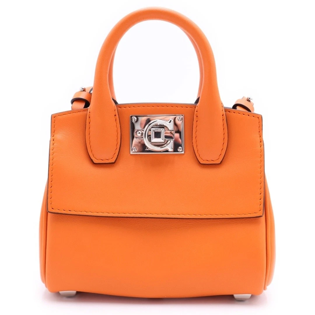 Salvatore Ferragamo Orange Bags & Handbags for Women for sale - eBay