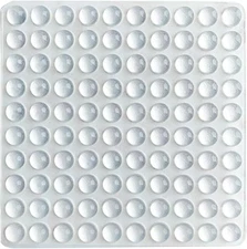 Clear Adhesive Bumper Pads- Sound Dampening Transparent Rubber Feet for 