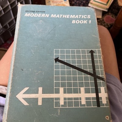 Modern Mathematics Vintage Hardback Book