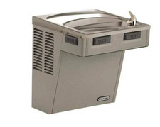 Elkay Push button ADA Light Gray Granite Drinking Fountain