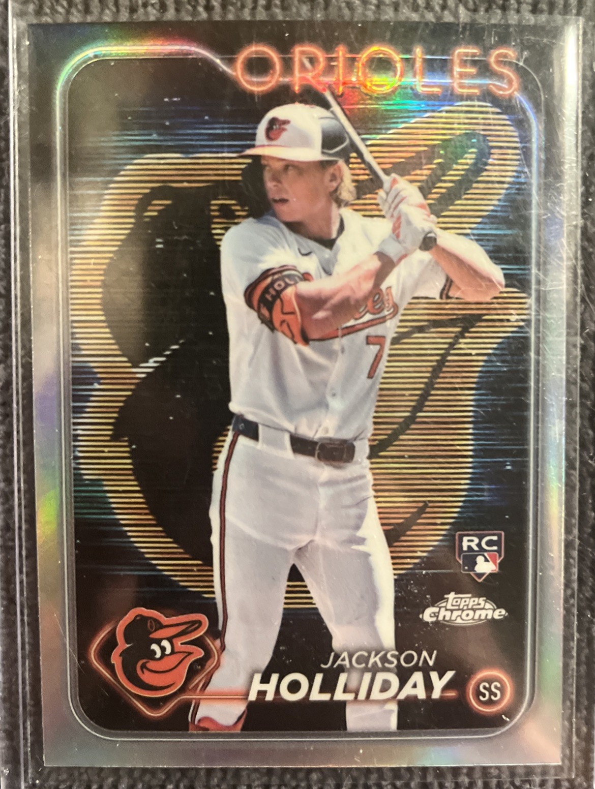 2024 Topps Chrome - Jackson Holliday #88 Lightboard Logo Refractor (RC)