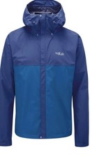 Rab Men's Downpour Eco Jacket Pertex Shield Waterproof, Size Small RRP £125 BNWT