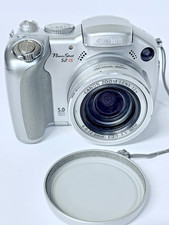 Canon PowerShot S2 IS 5.0MP Silver Digital Camera 12x Zoom- Tested/Working w/Box