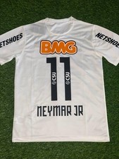 Santos 2012/13 Home Neymar Jr #11 Retro Soccer Football Shirt Jersey White S
