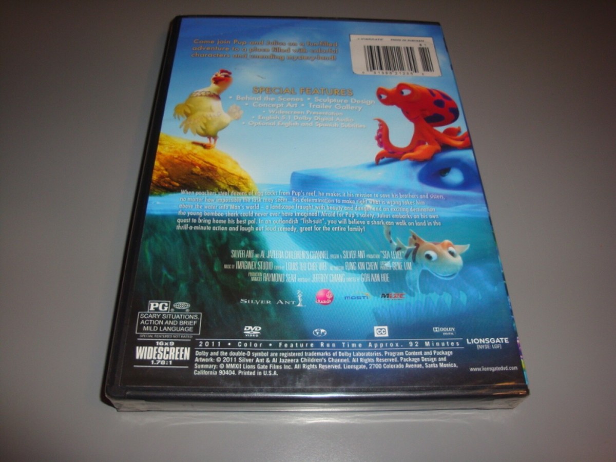 Sea Level New DVD Movie Animated Cartoon Kids Family Dove