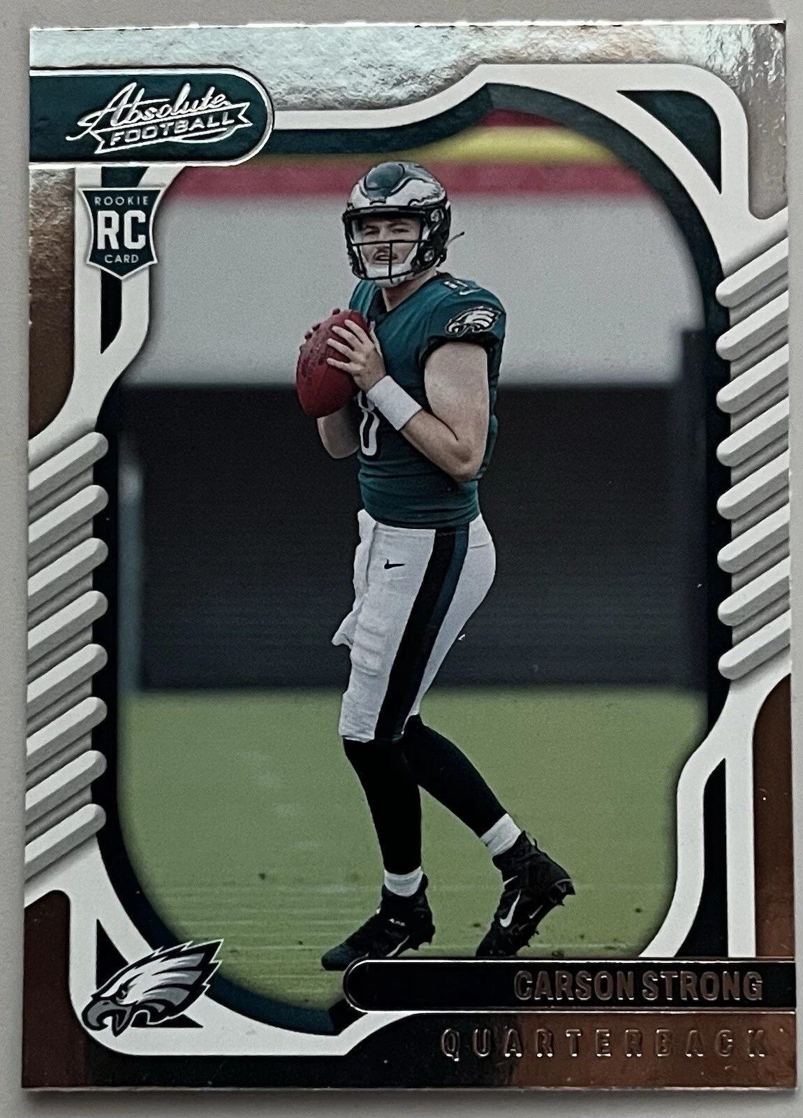 Carson Strong trading card