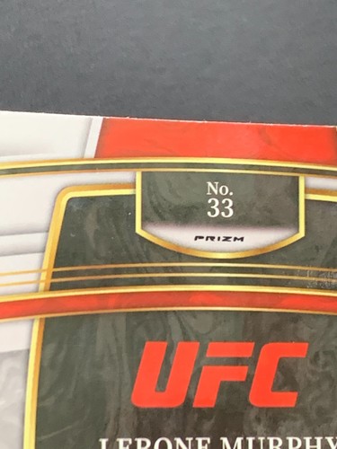 Lerone Murphy 33 Orange Flash Prizm Select UFC 2022 Panini - Picture 6 of 8