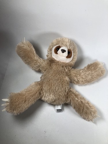 Aurora Plush Sloth Destination Nation Beige Brown 8” 2017 Stuffed Animal Toy - Picture 2 of 11