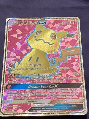 pokemon mimikyu gx card [SOLD] Pokemon TCG Graded Card: 2019 Gengar & Mimikyu GX English #165 PSA 9 main image 0