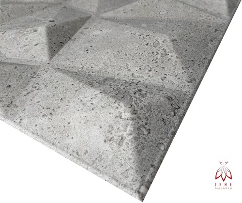 5qm / 20 Stück 3D Wandpaneele Betonimitat BETONLOOK Diamant Polystyrol BETON ! - Bild 11 von 11
