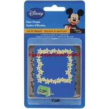 Cuttlebug DISNEY STAR FRAME Cut  Emboss  Endless Crafts with The Star Frame