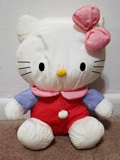 Vintage Hello Kitty Sanrio Plush Parachute 12" White Cat Missing Dongle L K