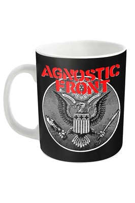 Agnostic Front Mug Against All Eagle Band Logo Official White Boxed One Size