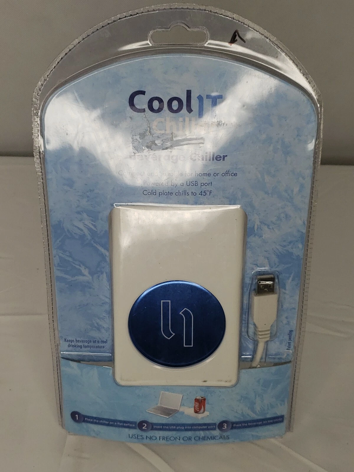 Coolit Systems USB Beverage Chiller is a convenient and compact accessory New