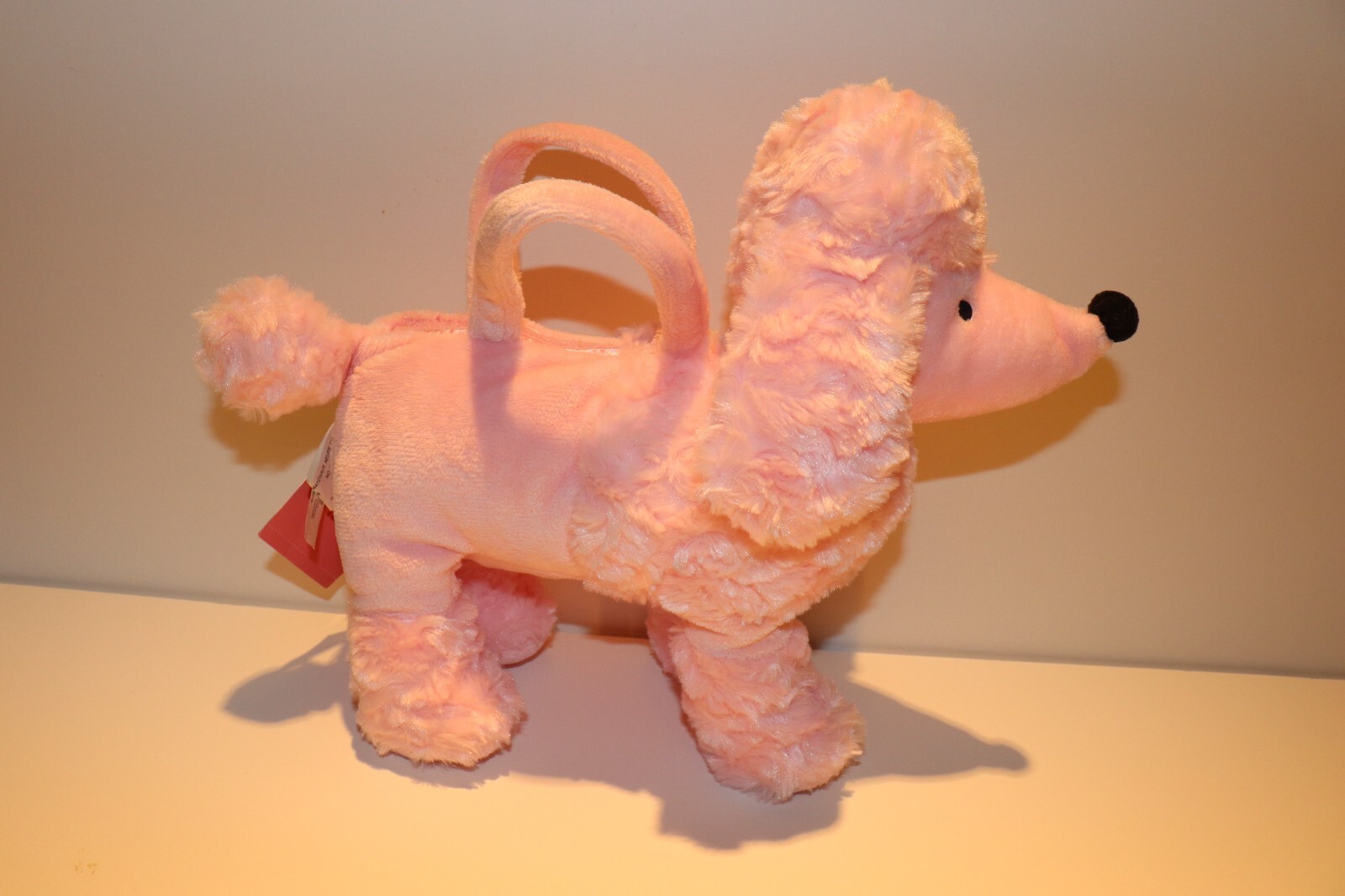 NWT Gymboree Oooh La La! Toddler Girls Pink Poodle Plush Dog Purse