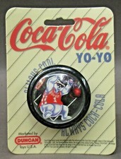 1994 Duncan BASKETBALL POLAR BEAR Always Cool COCA COLA Coke toy yo-yo yoyo MOC
