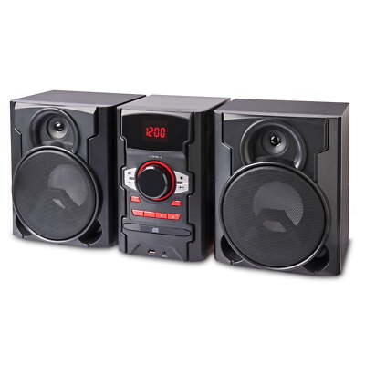 100W Home Stereo CD Player with Bluetooth USB Remote FM Radio Compact System NEW