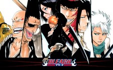 Anime bleach collage boys girls open mouth dark hair CCG Gaming Mat Desk