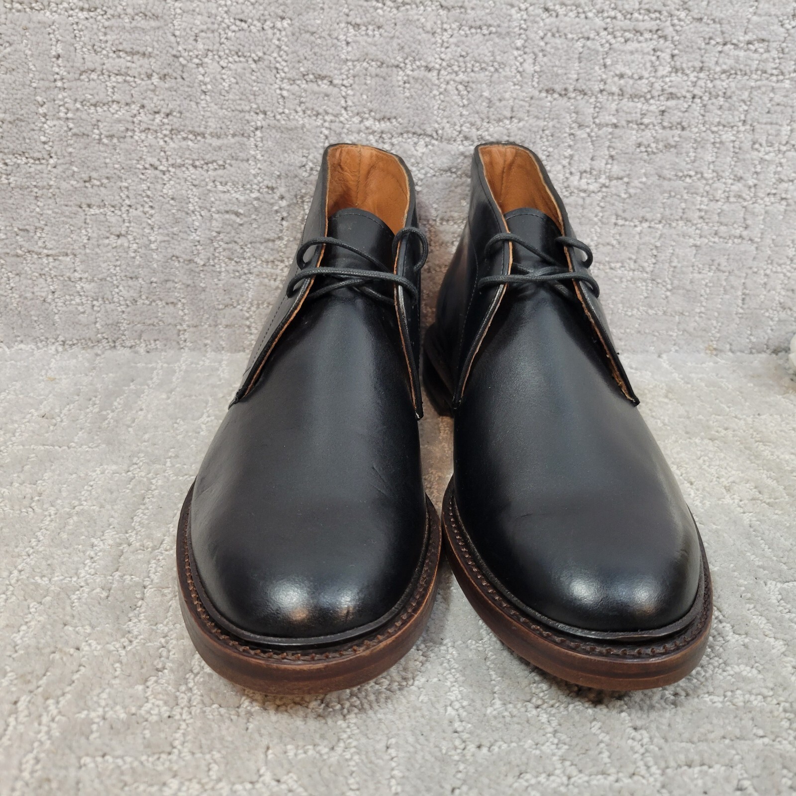 Frye D3486993 BLK Men's Size 9 Black Lace Up Leather Murray Chukka