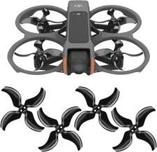 Stealth Propellers for DJI Avata 2 - Black, 4 Pcs