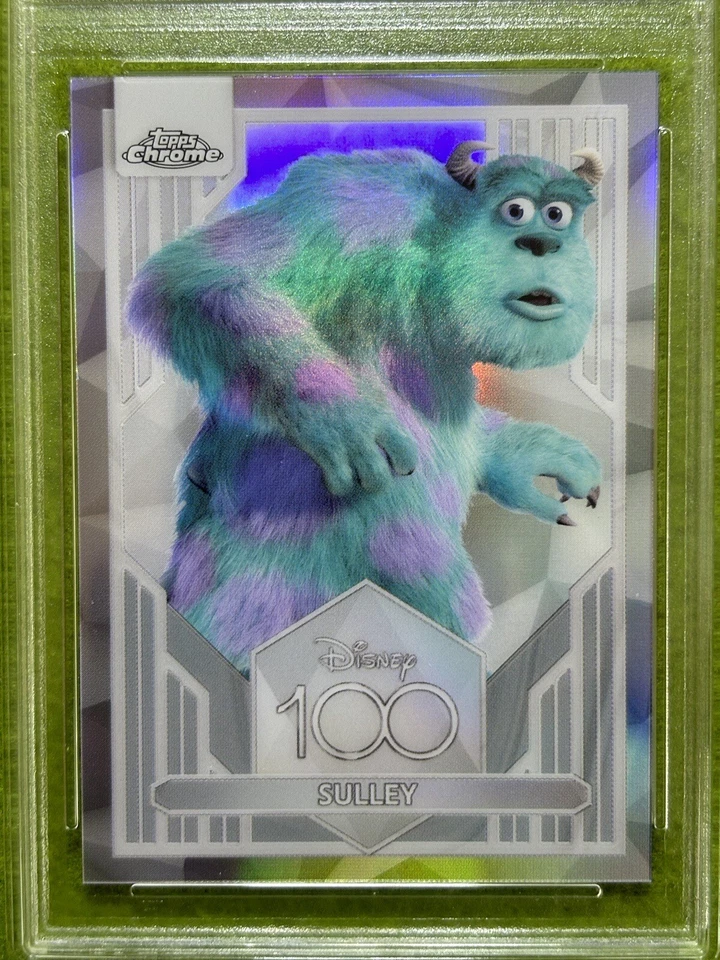 SULLEY of MONSTERS INC. Disney 100 REFRACTOR RPA 9.5 GEM MT SP 2023 Topps Chrome - Image 3 of 4