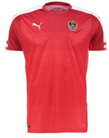 Austria Home Soccer Jersey 2016-17 Austria Home Soccer Jersey 2016-17