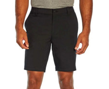 Banana Republic Men's Comfort Flat Front Shorts, Black, Size 30