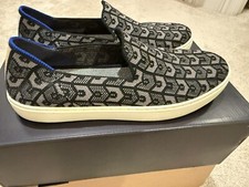 ROTHY'S The Original Slip On Sneaker Signature Black CLEAN sz 9 40