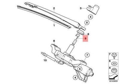 BMW 1 E81 Rear Window Spray Nozzle 67637194798 OEM for sale online 
