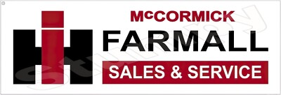 McCormick Farmall Sales & Se Metal Sign 6'' x 18'' or 8x24 Free domestic shipping