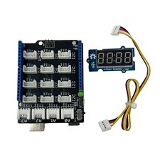 Grove 4-Digit Display & Base Shield V2 for Arduino Uno TM1637 LED Module 7-Seg
