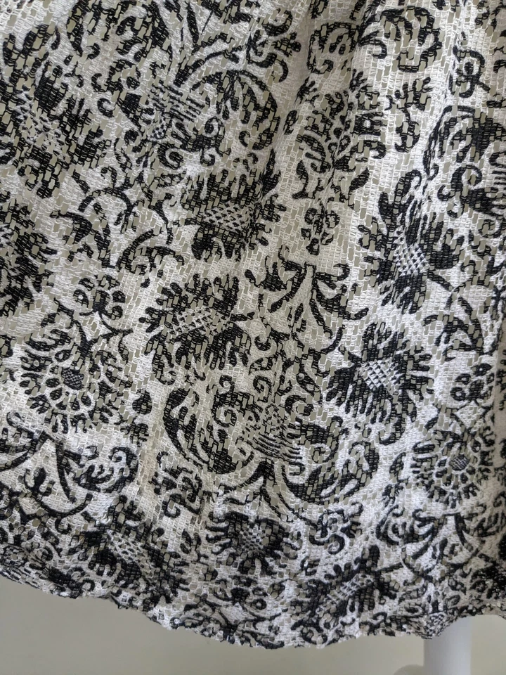 Falda de Encaje Vintage Años 50 Cóctel Noche Terciopelo Rockabilly Retro 22" Cintura XS Foto 4 de 4