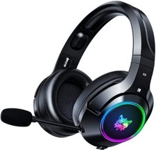   K9 Gaming Headphones w/ RGB LED Lights Noise Cancelling Over-Ear Headphones  