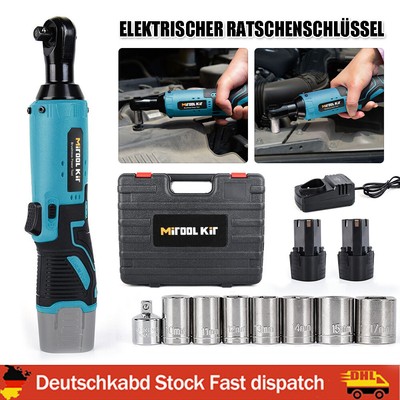 12V Elektrischer Ratschenschraubendreher 60 N.m mit LED-Licht Ratschenschrauber