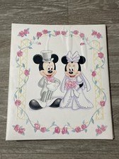 Disney Mickey  Minnie Mouse Wedding Photo Album Memories D 
