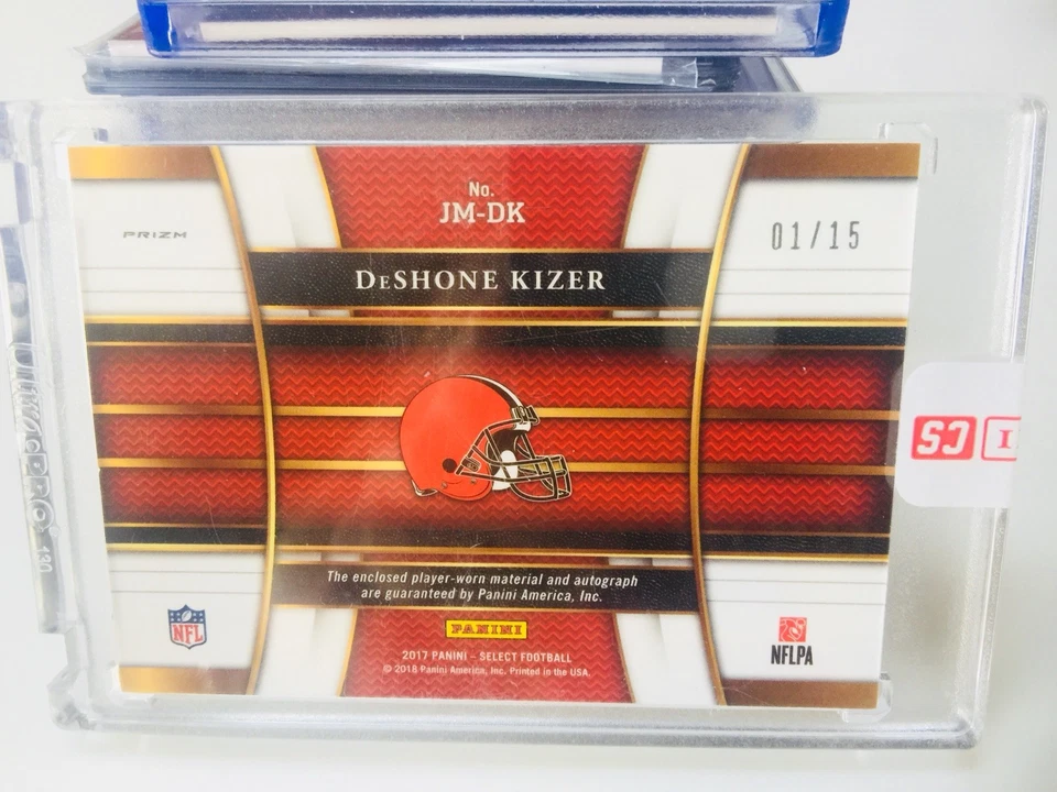 2017 Select DeShone Kizer RPA Rookie RC Patch Auto /15 SEALED ENCASED “1/1”?? - Image 3 of 3