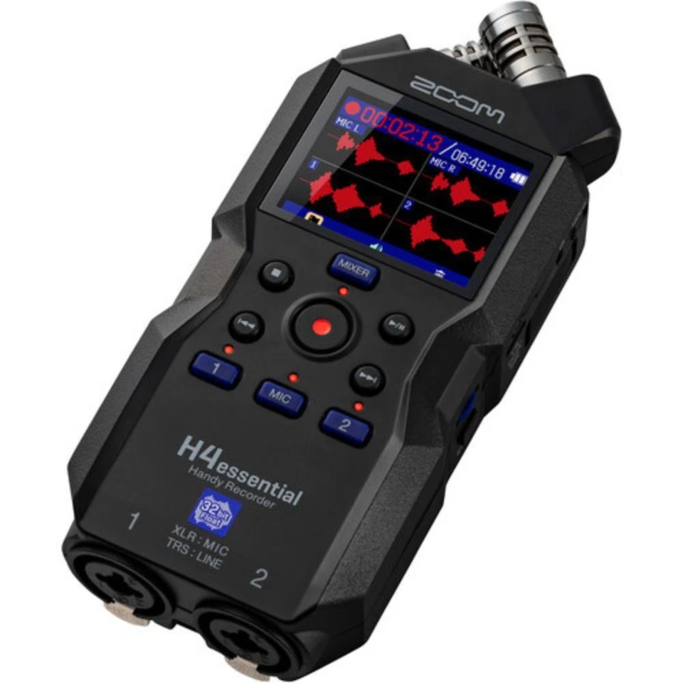 Zoom H4essential 4-Track 32-Bit Float Portable Audio Recorder - Image 3 of 4
