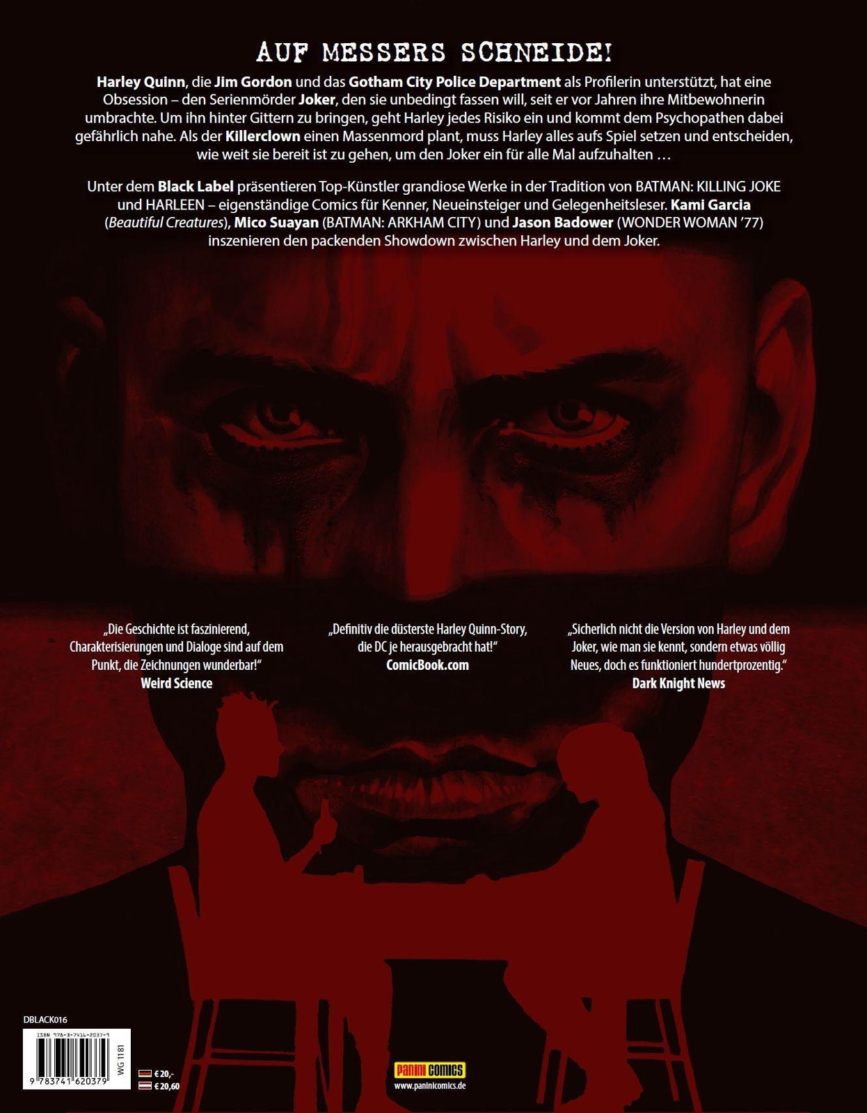 Thumbnail - Kami Garcia (u. A.) | Joker/harley: Psychogramm Des Grauens | Buch |