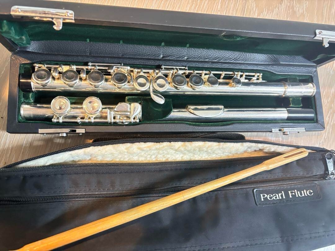Pearl Flute PF501 Silver Plated Hard Case Japan PF501 E Mechanical C
